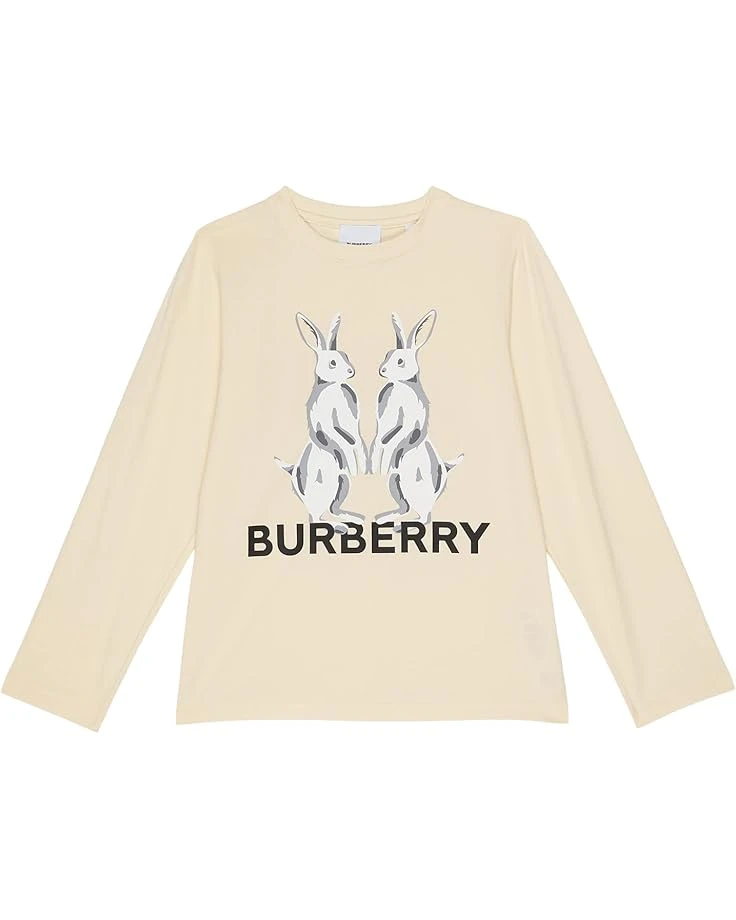 Burberry Kids Hare Tee Long Sleeve (Toddler/Little Kids/Big Kids) | Shirts & Tops 1 Burberry Kids Hare Tee Long Sleeve (Toddler/Little Kids/Big Kids) | Shirts & Tops