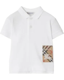 Burberry Kids Johane EKD Label Polo Shirt (Toddler/Little Kid/Big Kid) | Shirts & Tops -Fashion For Every 519jA4btTOL. AC SR736920