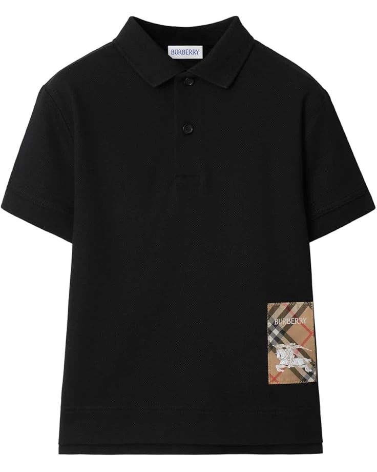 Burberry Kids Johane EKD Label Polo Shirt (Toddler/Little Kid/Big Kid) | Shirts & Tops 1 Burberry Kids Johane EKD Label Polo Shirt (Toddler/Little Kid/Big Kid) | Shirts & Tops