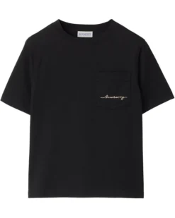 Burberry Kids Cedar Logo Script T-Shirt (Toddler/Little Kid/Big Kid) | Shirts & Tops