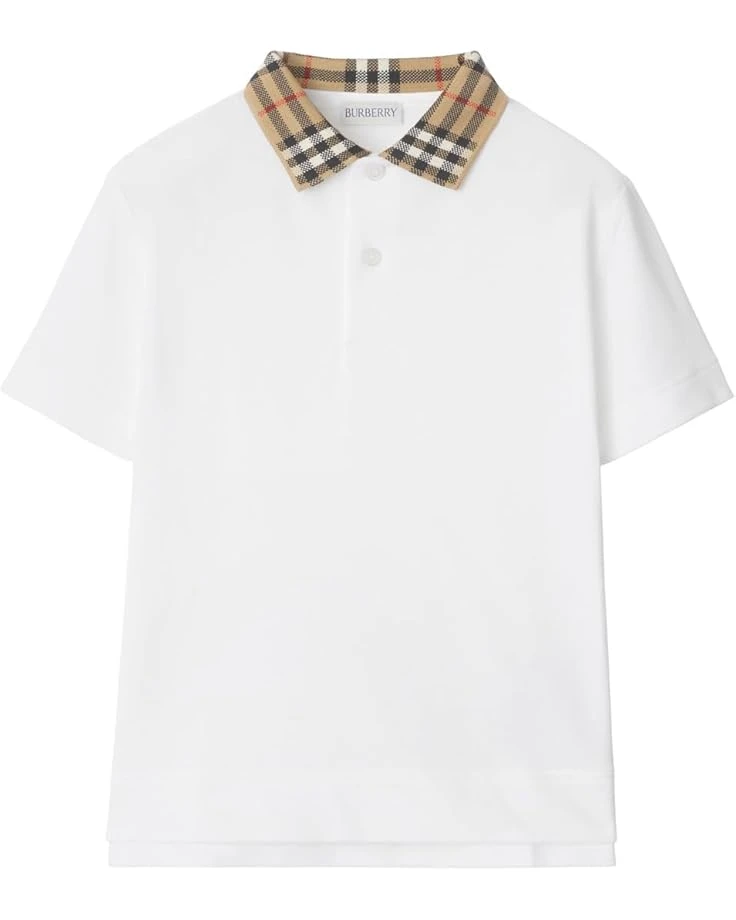 Burberry Kids Johane Check Collar Polo Shirt (Toddler/Little Kid/Big Kid) | Shirts & Tops 4 Burberry Kids Johane Check Collar Polo Shirt (Toddler/Little Kid/Big Kid) | Shirts & Tops - Image 4
