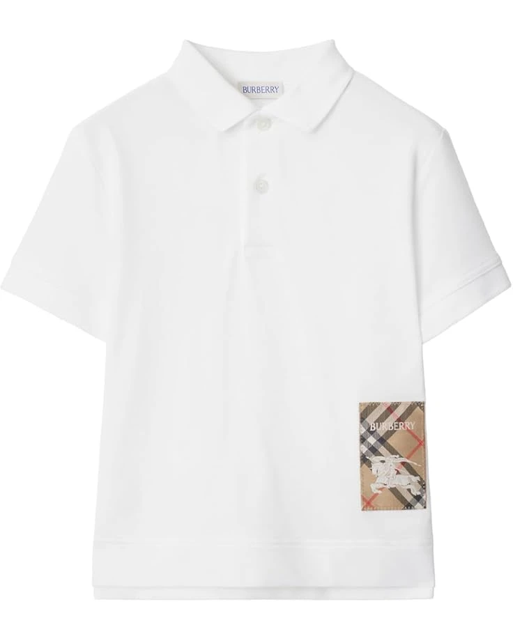 Burberry Kids Johane EKD Label Polo Shirt (Toddler/Little Kid/Big Kid) | Shirts & Tops 4 Burberry Kids Johane EKD Label Polo Shirt (Toddler/Little Kid/Big Kid) | Shirts & Tops - Image 4