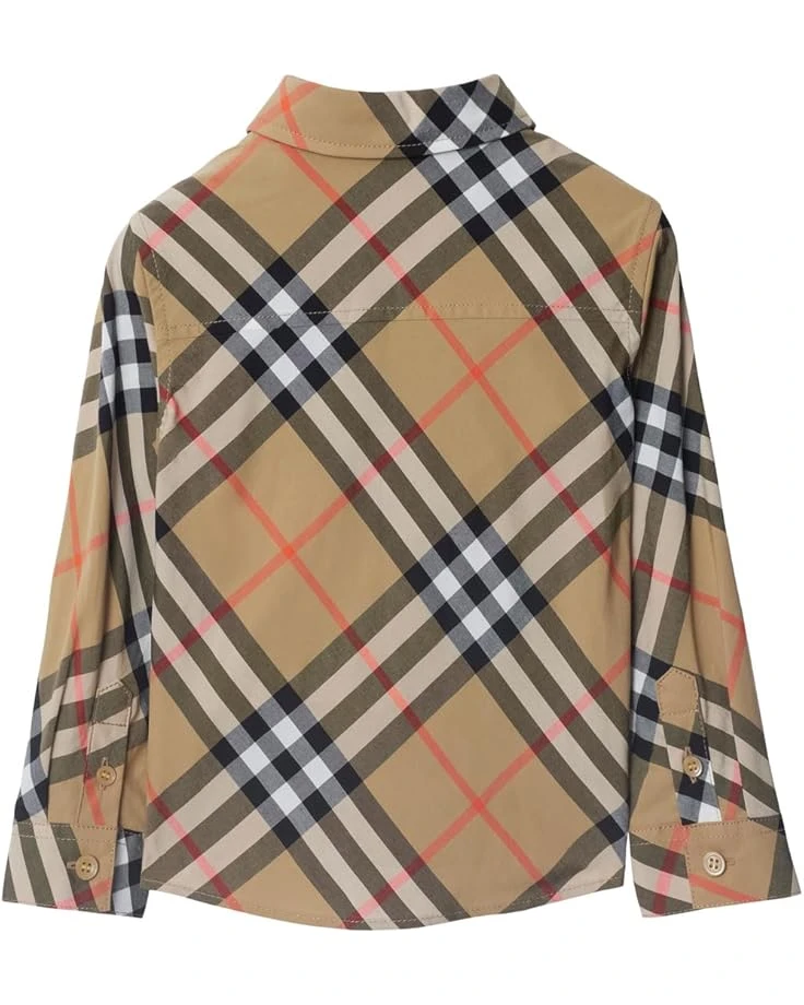 Burberry Kids Owen Check Long Sleeve Button Down Shirt (Infant/Toddler) | Shirts & Tops 2 Burberry Kids Owen Check Long Sleeve Button Down Shirt (Infant/Toddler) | Shirts & Tops - Image 2