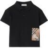 Burberry Kids Johane EKD Label Polo Shirt (Toddler/Little Kid/Big Kid) | Shirts & Tops
