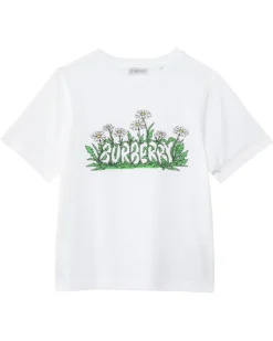 Burberry Kids Cedar Daisy T-Shirt (Toddler/Little Kid/Big Kid) | Shirts & Tops