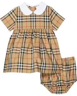 Burberry Kids Geraldine Check (Infant) | Dresses