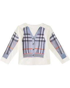 Burberry Kids Yasmina Check (Toddler/Little Kids/Big Kids) | Shirts & Tops