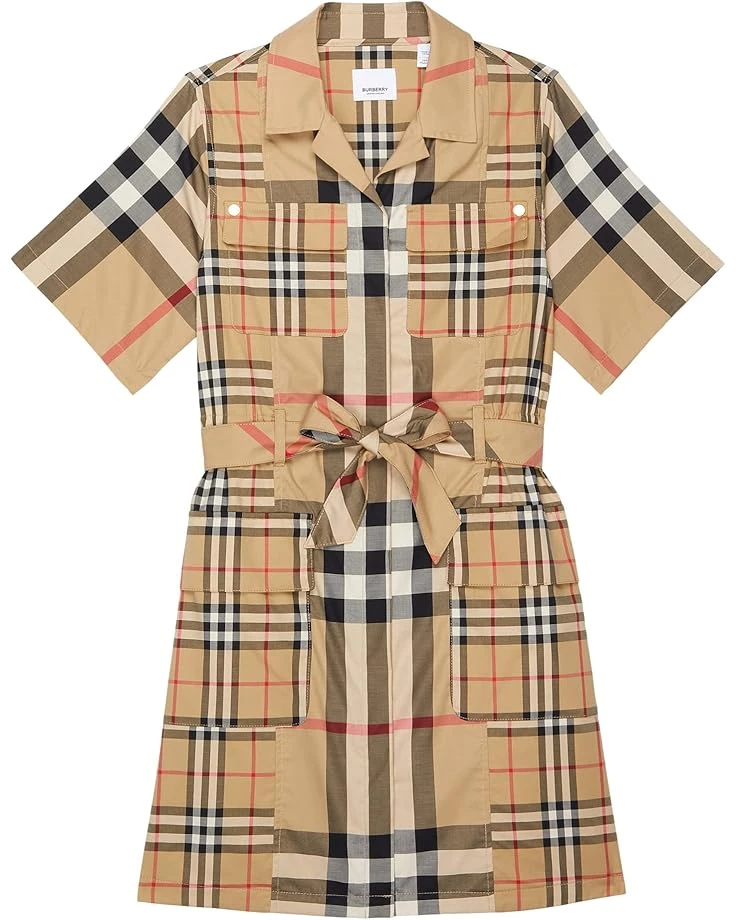 Burberry Kids Clotilde Check (Toddler/Little Kids/Big Kids) | Dresses 1 Burberry Kids Clotilde Check (Toddler/Little Kids/Big Kids) | Dresses