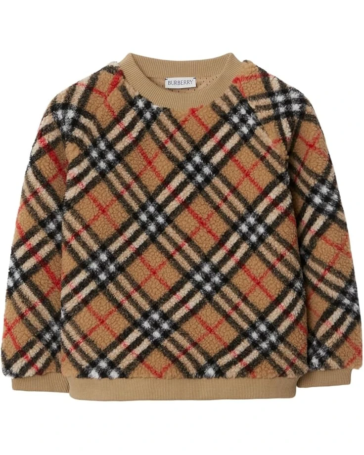 Burberry Kids KG5 Lora Check Fleece (Toddler/Little Kid/Big Kid) | Sweaters 1 Burberry Kids KG5 Lora Check Fleece (Toddler/Little Kid/Big Kid) | Sweaters