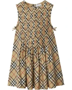 Burberry Kids Hettie Check Dress (Little Kid/Big Kid) | Dresses
