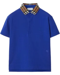 Burberry Kids Johane Check EKD Polo Shirt (Toddler/Little Kid/Big Kid) | Shirts & Tops