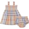 Burberry Kids Tegan Check Dress (Infant) | Dresses