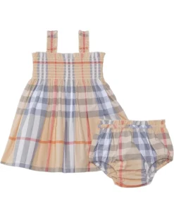 Burberry Kids Tegan Check Dress (Infant) | Dresses