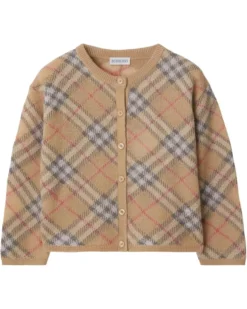 Burberry Kids Bethane Sparkle Cardigan (Toddler/Little Kid/Big Kid) | Sweaters