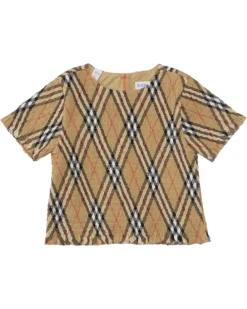 Burberry Kids Madeline Check Shirt (Infant/Toddler) | Shirts & Tops