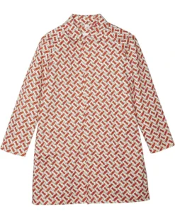Burberry Kids Monogram Car Coat (Big Kids) | Coats & Outerwear