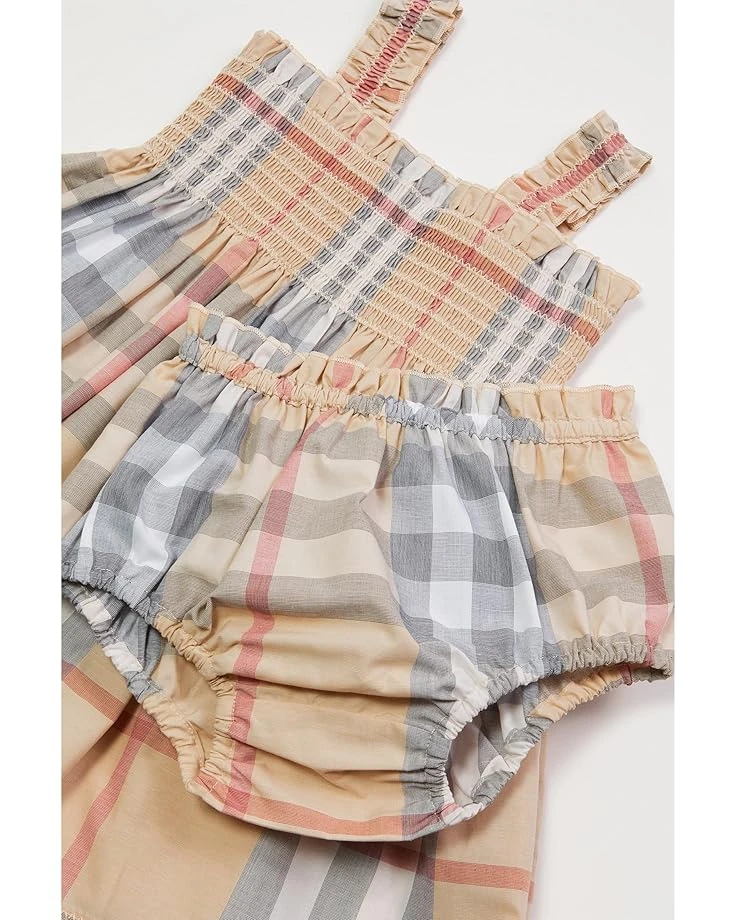 Burberry Kids Tegan Check Dress (Infant) | Dresses 2 Burberry Kids Tegan Check Dress (Infant) | Dresses - Image 2